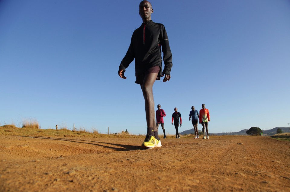 Running with Kenyan Olympians